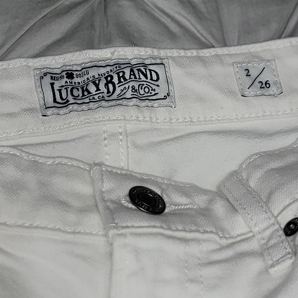 Lucky Brand Bridgette High-Rise Cropped Mini Boot Denim Women's Size 2 - Picture 10 of 14